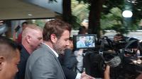 Vice President of Global Policy Apple, Nick Amman membocorkan hasil bahasannya dengan Menteri Perindustrian mengenai rencana investasi Apple di Indonesia (dok: Arief)