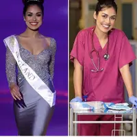 Miss England saat menjadi dokter untuk melawan covid-19/dok. Instagram @bhashamukherjee