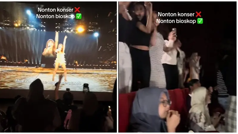 Viral Momen Seru Fans Taylor Swift Nyanyi Bareng di Bioskop, Bak Simulasi Konser