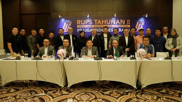 Rapat Umum Pemegang Saham (RUPS) PT Liga Indonesia Baru (LIB).