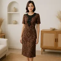 7 Model Midi Dress Batik yang Anggun dan Kekinian, Cocok untuk Segala Acara (sumber:AI)