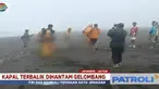 Jenazah korban ditemukan Jumat pagi di pantai dengan jarak 500 meter dari terbaliknya kapal.