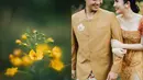 Drajat Djumantara tampil dengan vibes mas-mas Jawa kenakan jas beskap berwarna cokelat mustard [@febbyrastanty]