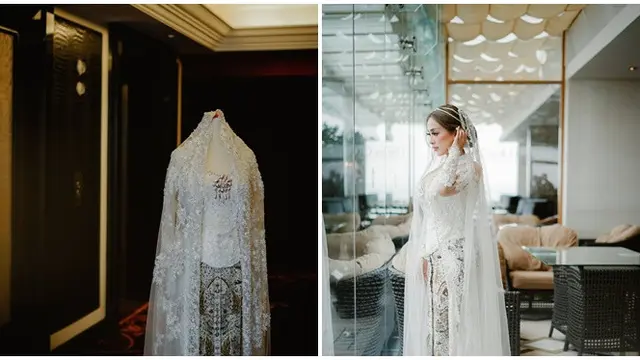 6 Potret Detail Busana dan Makeup Cupi Cupita saat Menikah, Memesona