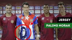 Berita video Manchester United masuk dalam daftar 5 jersey paling norak.