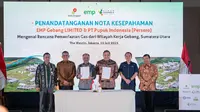 Pupuk Indonesia Gandeng ENRG Jamin Bahan Baku Gas dan Transisi Energi