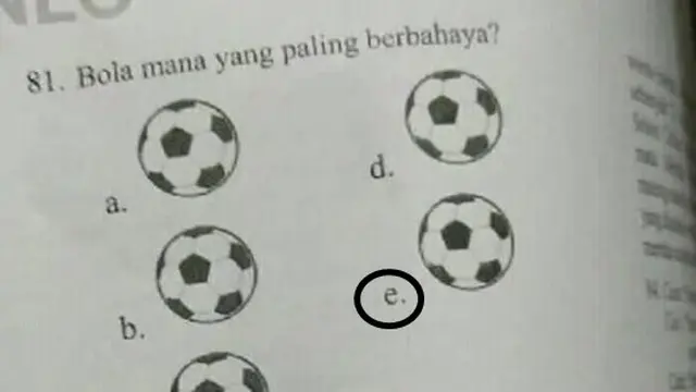 6 Soal Pilihan Ganda Nyeleneh di Buku LKS Ini Bikin Murid Mikir Keras