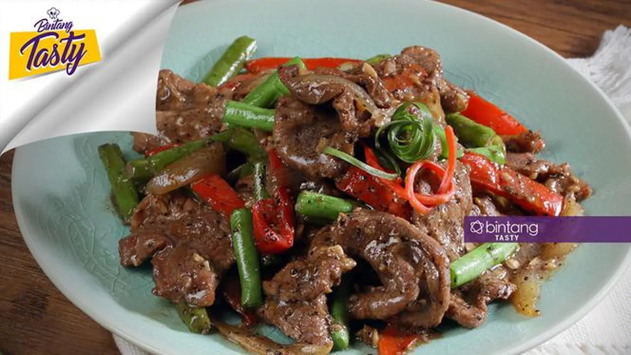 [Bintang] Bosan Sama Semur Daging? Ini Resep Beef with Black Pepper