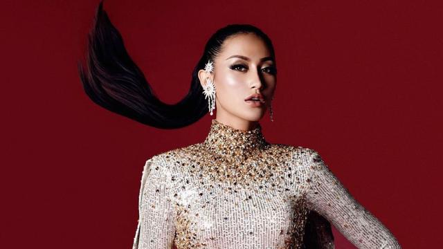 Ayu Maulida di ajang Miss Universe 2020
