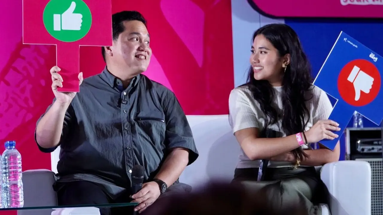 Erick Thohir dan anaknya (Istimewa)