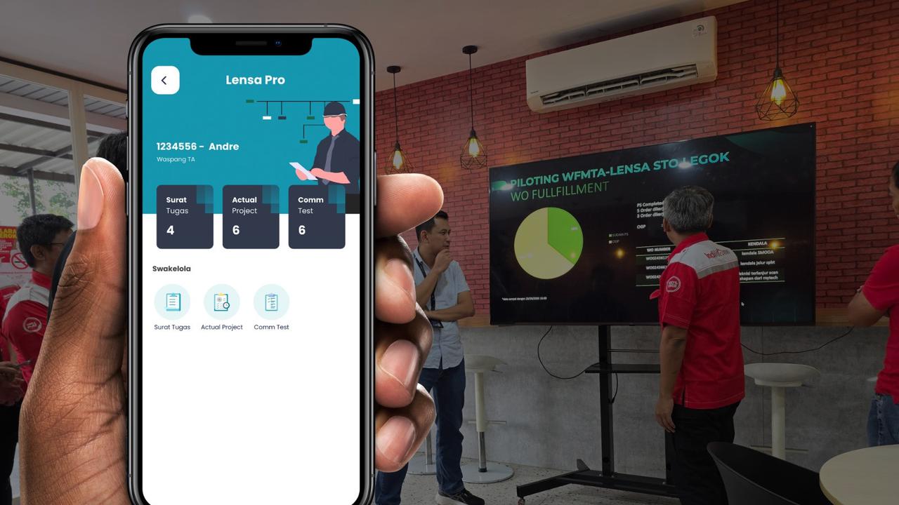 Telkom Akses Hadirkan Aplikasi LENSA-PRO untuk Tingkatkan Tata Kelola Proyek Konstruksi