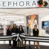 (Dari kiri ke kanan): Jeanyfer, General Manager Merchandising & VM Sephora Indonesia; Pooja Sodhi, General
Manager Franchise Markets Sephora Asia; Selvi Novita Kosasih, Associate Vice President Sephora Indonesia; Patrick
Louis C. Simon, Operational Director PT Panen Lestari Internusa; Shinta Widjaja, Head of Operations Sephora Indonesia