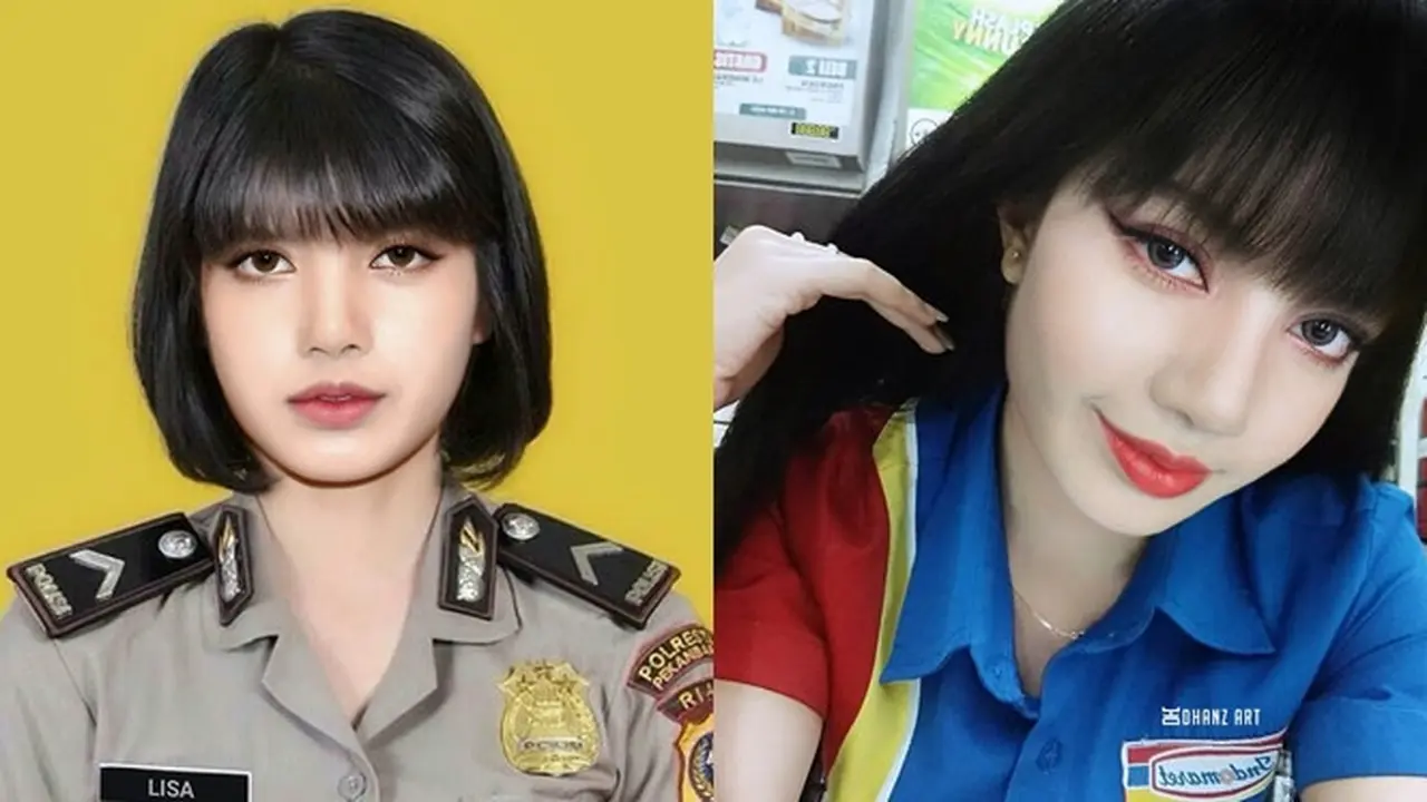 6 Editan Foto Lisa Blackpink Berbagai Profesi Ini Bikin Ngakak