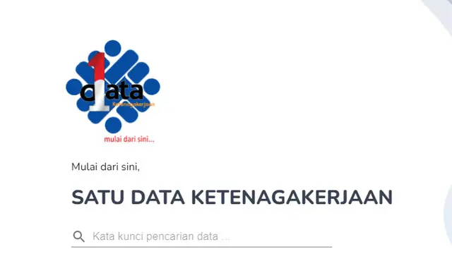 Portal Satu Data Ketenagakerjaan
