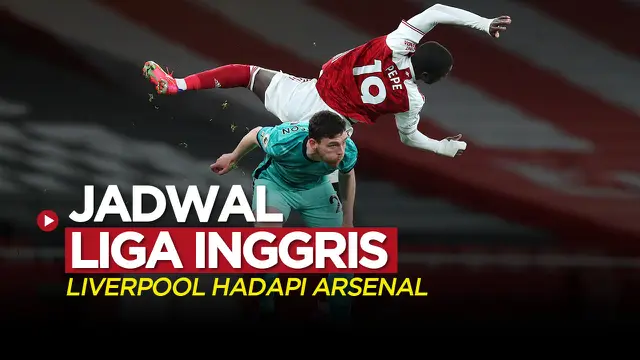 MOTION GRAFIS: Jadwal Liga Inggris Pekan Ke 12, Liverpool Hadapi Arsenal