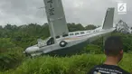 Sebuah pesawat tergelincir di Bandara Mamberamo Raya, Papua, Rabu (12/12/2018) pagi. Namun, tidak ada korban dalam kejadian tersebut.