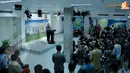Puluhan wartawan tampak serius menyimak setiap pernyataan SBY yang menanggapi penyadapan Australia (Rumgapres/Abror Riski)