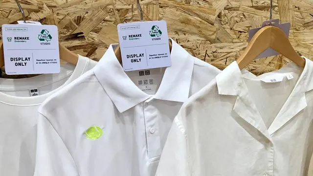 Pengenalan bordir desainer Rama Dauhan yang telah dipasang pada pakaian dan aksesori UNIQLO