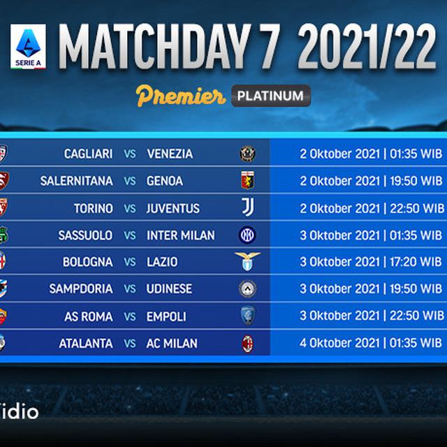 Link Live Streaming Liga Italia Serie A 2021 2022 Matchday 7 Di Vidio Pekan Ini Bola Liputan6 Com