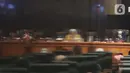 Gubernur DKI Jakarta Anies Baswedan saat mengikuti sidang paripurna di Gedung DPRD DKI Jakarta, Selasa (13/9/2022). DPRD DKI Jakarta menggelar rapat paripurna pengumuman masa akhir kepemimpinan Gubernur DKI Jakarta Anies Baswedan - Ahmad Riza Patria 30 hari sebelum masa tugas berakhir. Rapat paripurna pengumuman pemberhentian Anies ini dilakukan sesuai Surat Edaran Kementerian Dalam Negeri Nomor 131/2188/OTDA. (Liputan6.com/Herman Zakharia)