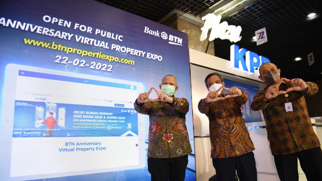 BTN  menggelar BTN Anniversary Virtual Property Expo dalam rangka perayaan HUT ke-72 tahun.