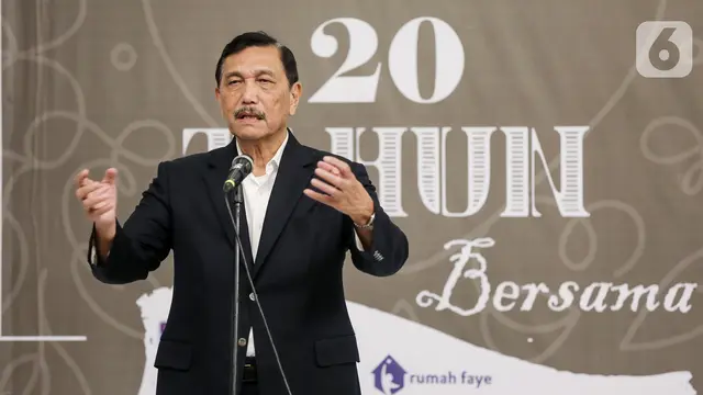 Pendiri dan Ketua Pembina Yayasan Del, Luhut Binsar Pandjaitan. (Liputan6.com/Fery Pradolo)