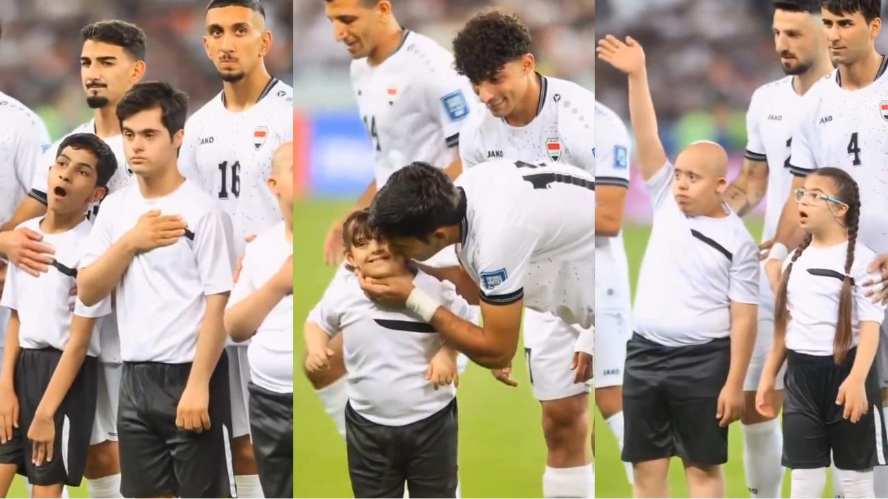 Tim Sepak Bola Iraq Tuai Pujian karena Gandeng Anak-Anak Disabilitas sebagai Player Escort