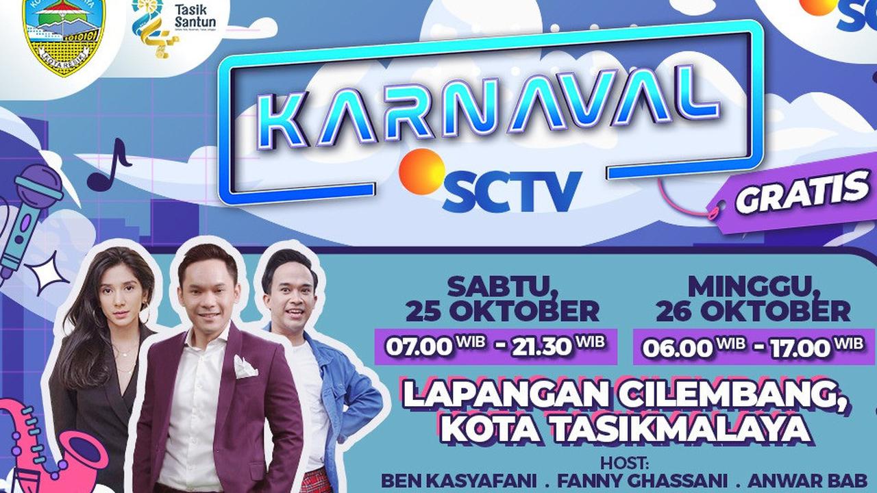 Panggung Karnaval SCTV Kembali Meriahkan Tasikmalaya, Hadirkan Artis dan Band Papan Atas hingga Khitanan Massal