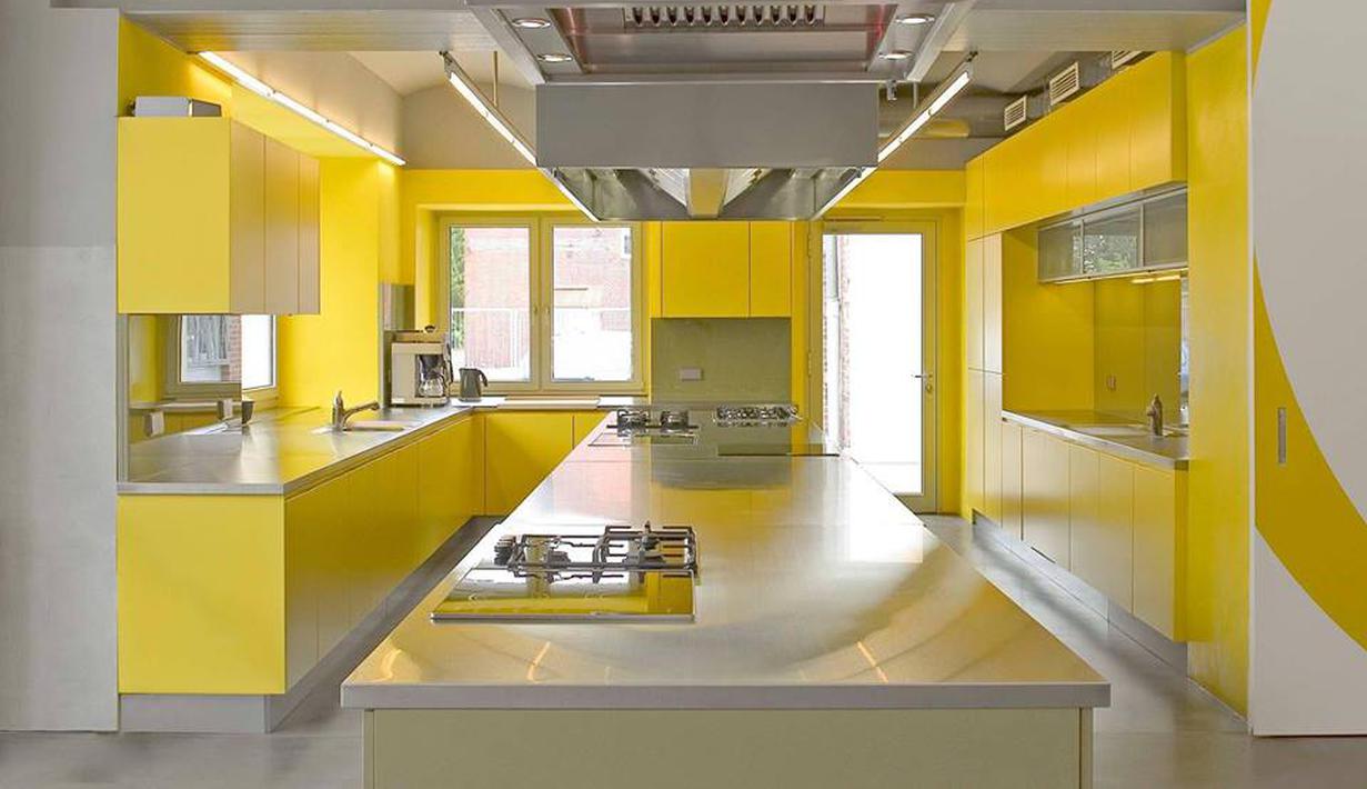 Inspirasi Dapur Bernuansa Kuning - Keren & Bikin Nyaman ...