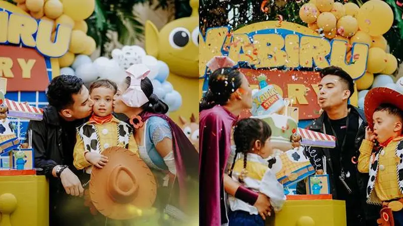 7 Momen Ulang Tahun Xabiru Putra Rachel Vennya yang Bertema Toy Story