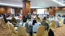 Suasana Round table discussion RS EMC di Jakarta, Kamis (21/3). Round table discussion RS EMC yang bertajuk Center of Excellence Update diadakan sebagai apresiasi pada para klien. (Liputan6.com/Herman Zakharia)