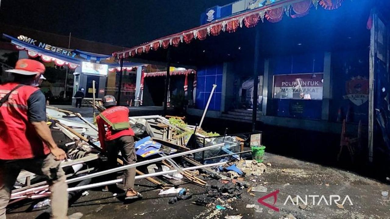 Tahukah Kamu? Pos Polisi Simpanglima Semarang Rusak, Imbas Bentrokan Semarang Anarkis