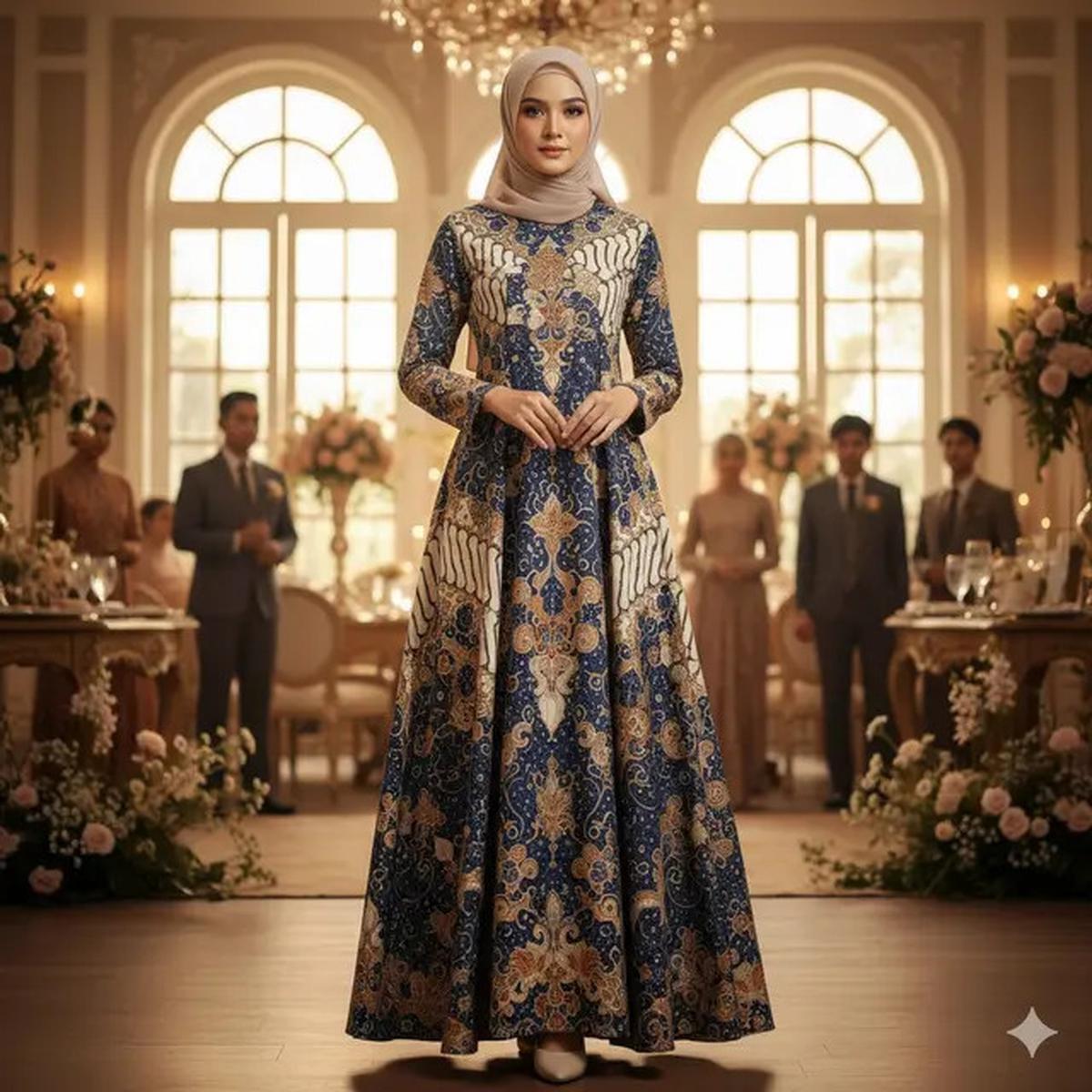 9 Model Gamis Batik buat Kondangan 2025 yang Modern dan Elegan