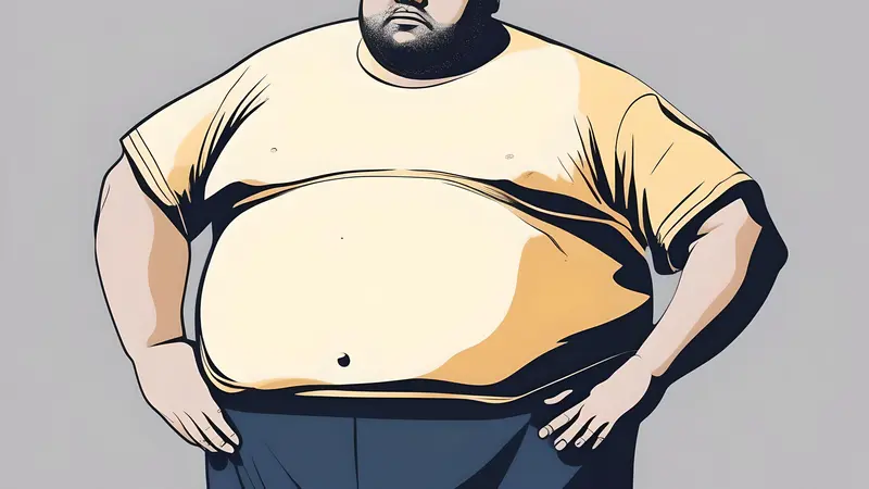 Perut Buncit Ganggu Keperkasaan Pria? Coba Tips Jitu dari Dr. Zaidul Akbar! (Ilustrasi Perut Buncit/Obesitas/Overweight by AI)