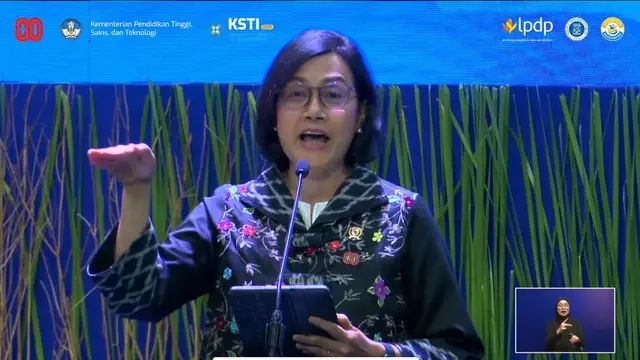 Menteri Keuangan (Menkeu) Sri Mulyani. (Foto: tangkapan layar/Tira Santia)