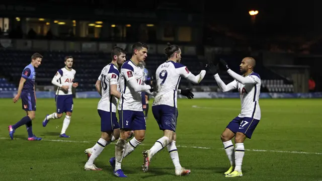 FOTO: Menang 4-1 atas Wycombe Wanderers, Tottenham Hotspur Lolos ke Babak 16 Besar Piala FA