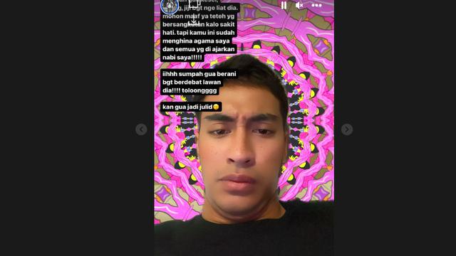 Abidzar Al Ghifari Tegas Tanggapi Kontroversi Video Viral Oklin Fia: Jualan Lo Sampah. (instagram.com/abidzar73)