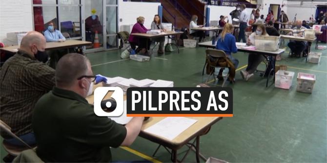 VIDEO: Surat Suara Pilpres AS Via Pos di Pennsylvania Mulai Dihitung