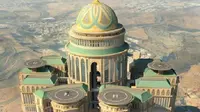 Para pengamat mengkhawatirkan dampak hotel yang seperti kota itu terhadap warisan kota suci Mekah. (Sumber Dar Al-Handasah)