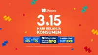 Raih Kebahagiaan Awal Tahun di Shopee 3.15 Hari Belanja Konsumen, Ada Penawaran Terbaik!