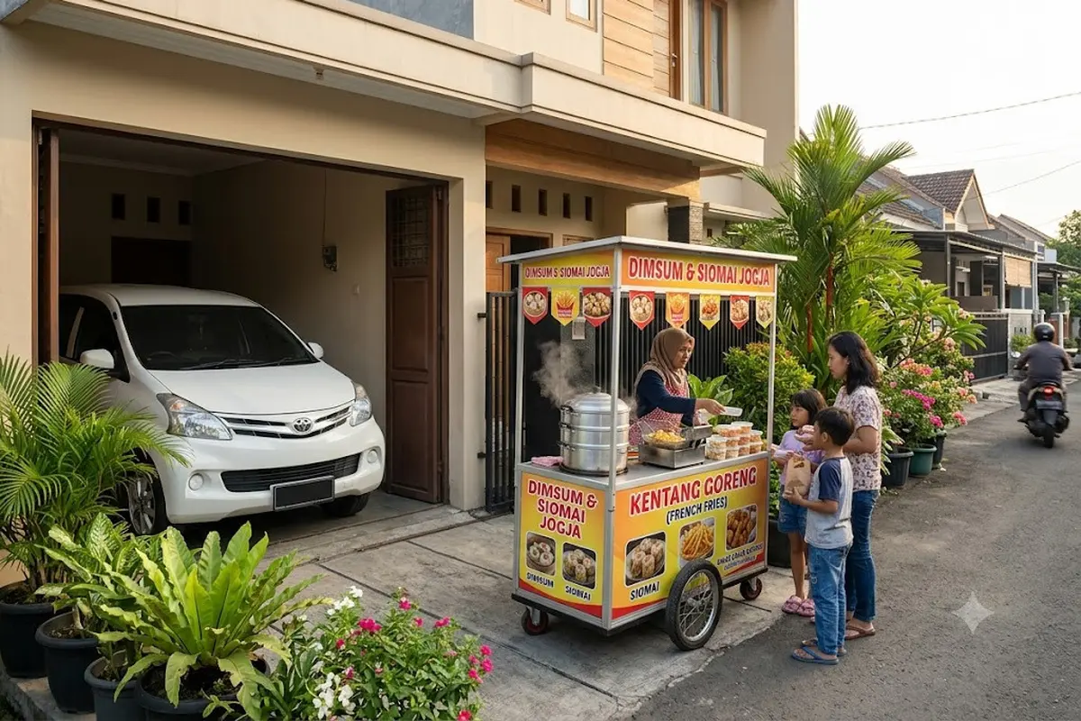 Ide Jualan Depan Rumah yang Tetap Menjaga Fungsi Garasi Kendaraan