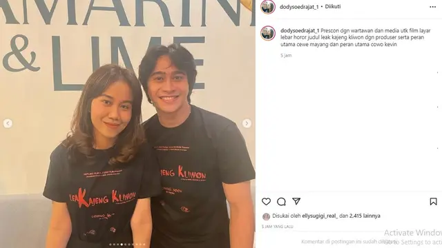 Mayang, adik Vanessa Angel (Foto: Instagram/@dodysoedrajat_1)