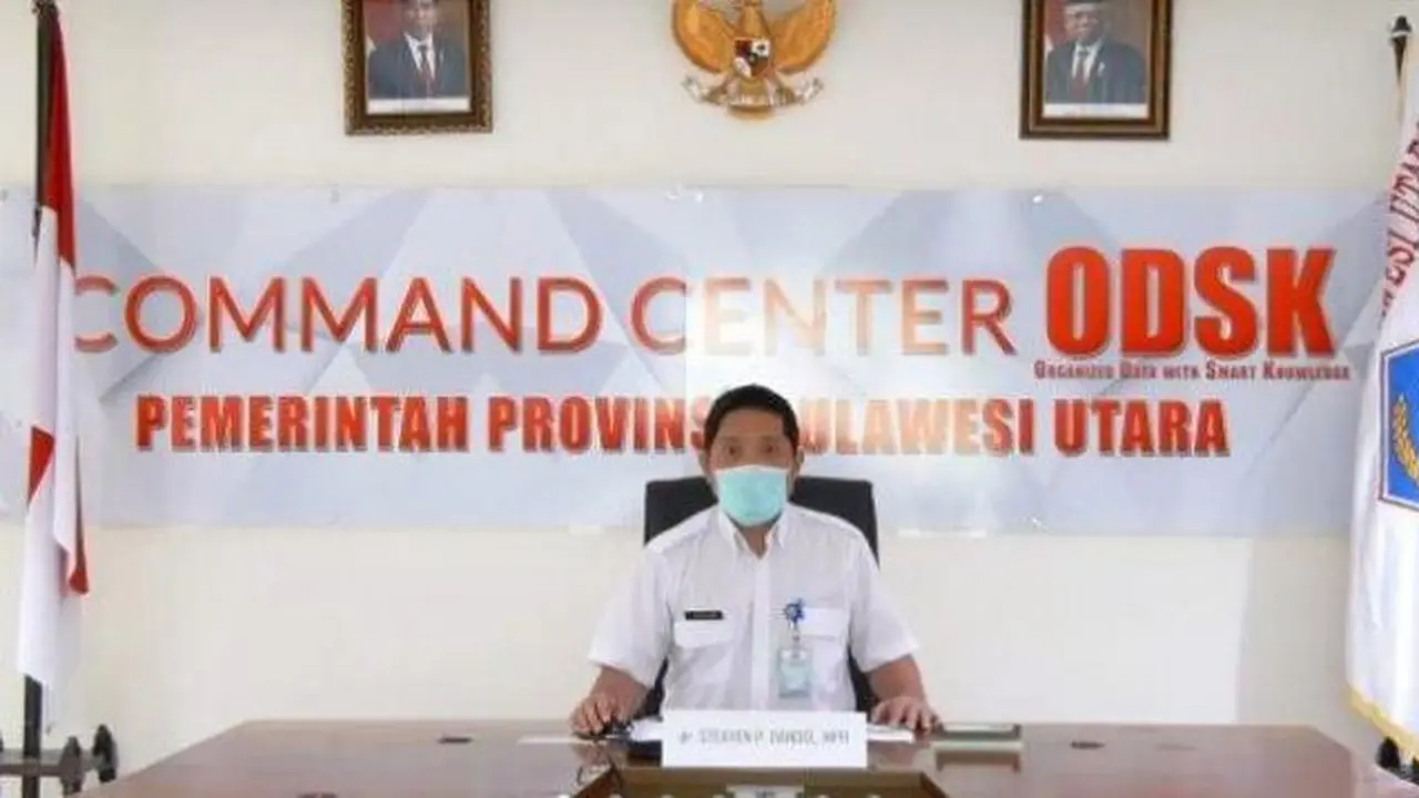 Jubir Satgas Covid-19 Provinsi Sulut dr Steaven Dandel.