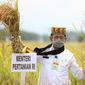 Menteri Pertanian (Menten) Syahrul Yasin Limpo merayakan panen padi di lahan program olah tanah gratis seluas 8.000 hektar, di Gampong Tumbo Kecamatan Kuta Malaka Kabupaten Aceh Besar. Dok kementan