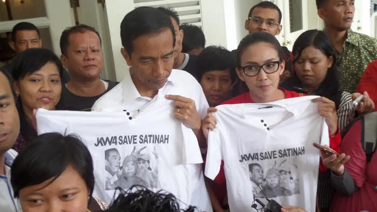 Rieke Diah Pitaloka dan Jokowi