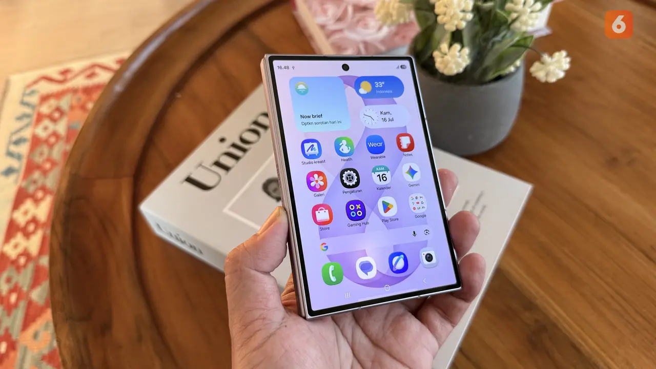 Samsung Galaxy Z Fold8. Liputan6.com/Iskandar