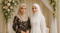 10 Rekomendasi Model Gamis Berbunga dan Dress Putih Islami untuk Acara Pernikahan 2025
