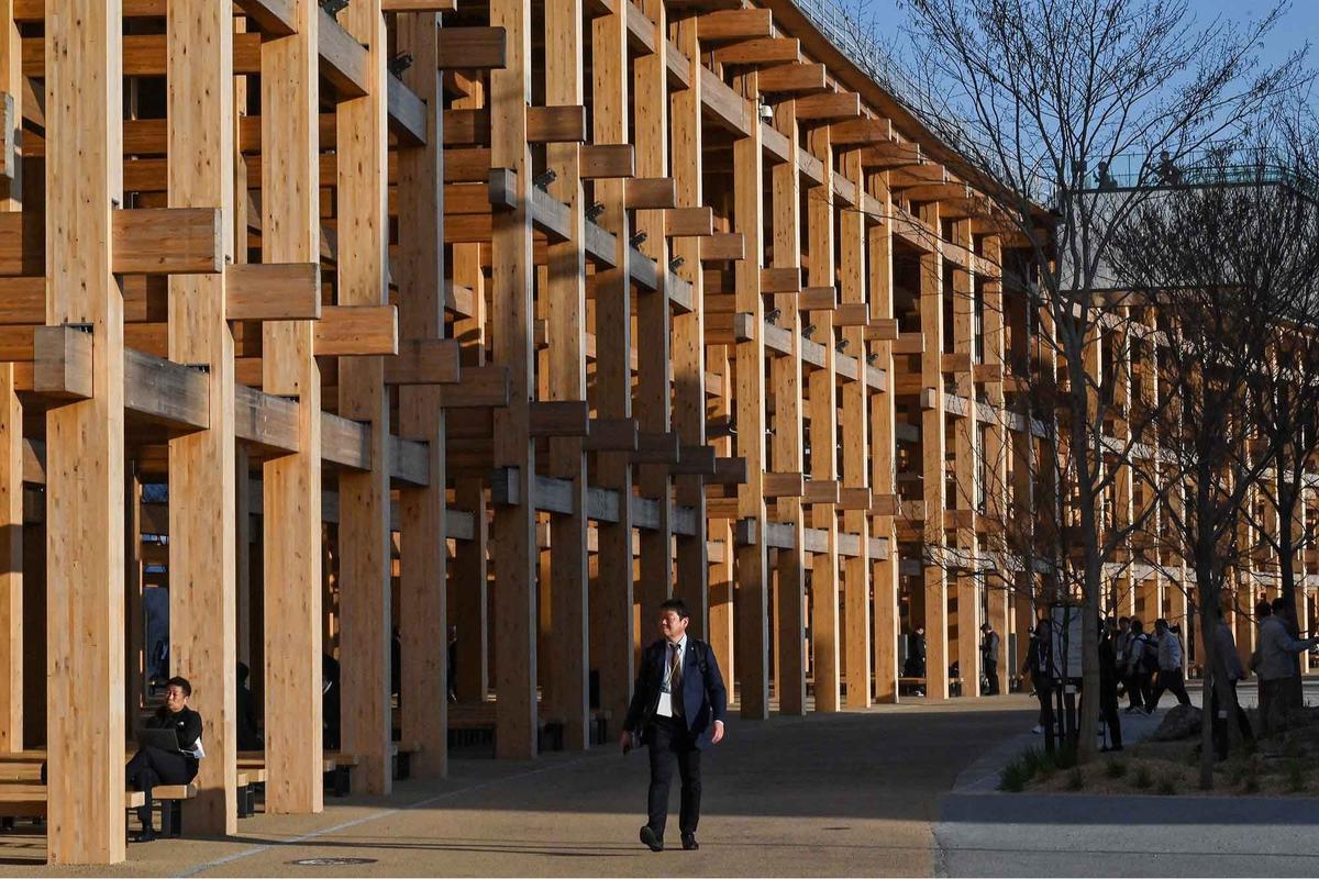 FOTO: Melihat Bangunan Struktur Kayu Terbesar di Dunia pada Perhelatan World Expo Osaka 2025