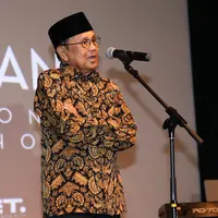 B.J. Habibie di acara 10 Years Personal Journey of Reza Rahadian (Galih W. Satria/Bintang.com)