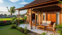 9 Rumah Desa Kombinasi Kayu dan Bata Estetik Cocok untuk Masa Pensiun Nyaman